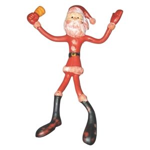 Vintage Mini Bendable Santa Claus
